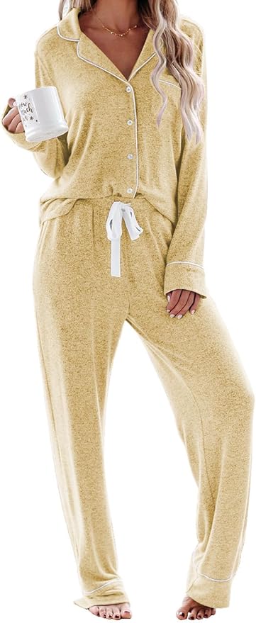 Comfiest Button Up Pajamas - Post-Surgery Recovery Sleepwear